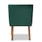 Baxton Studio 21.9 W, 32.1 H, Fabric "100% Polyester", Plywood, MDF, LVL, Foam, Rubber Wood 214-11961-ZORO - alternate 5